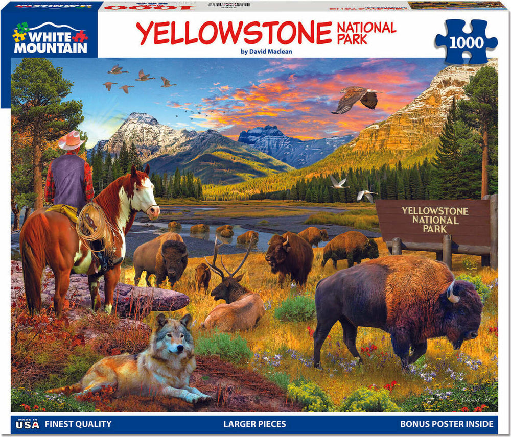 Yellowstone - 1000 Piece Jigsaw Puzzle