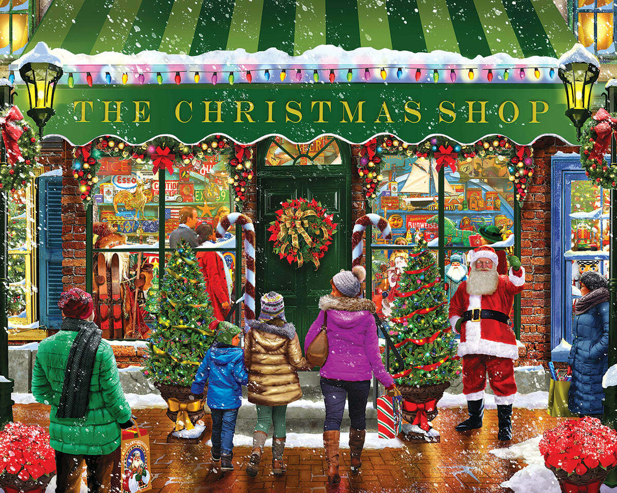 The Christmas Shop - 1000 Piece Jigsaw Puzzle