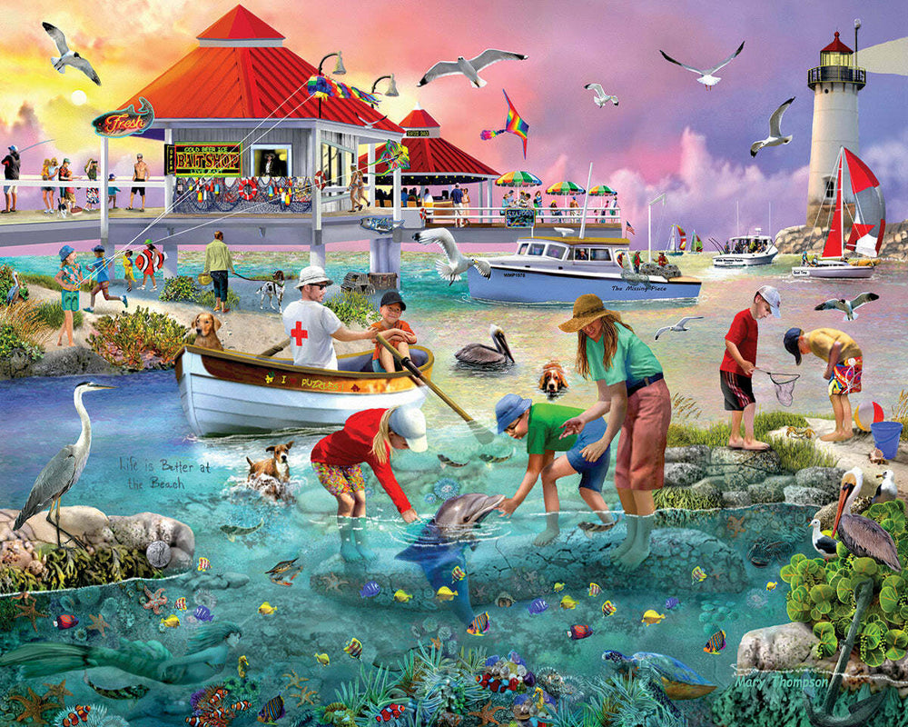 Tidal Pool Seek and Find - 1000 Piece Jigsaw Puzzle