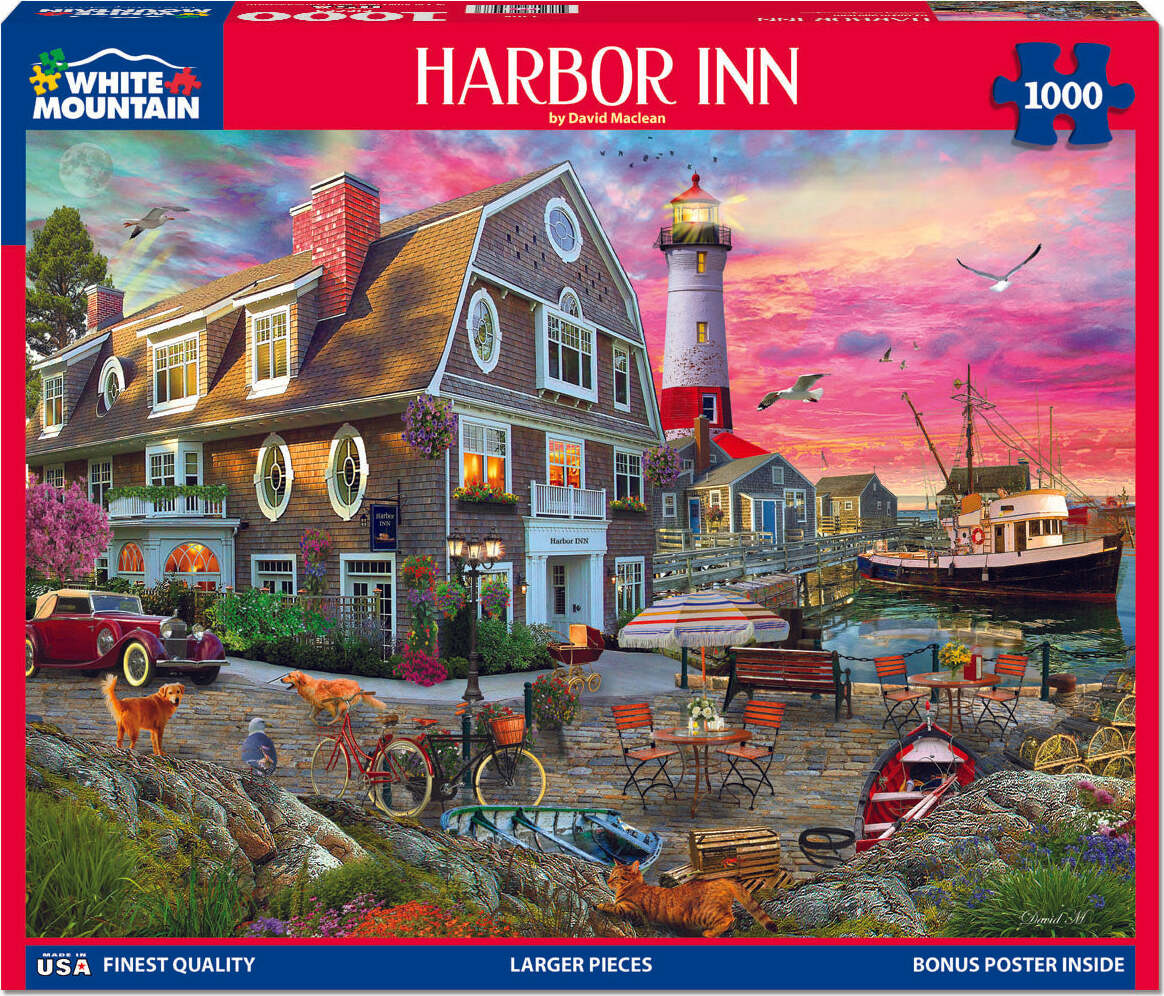 Harbor Inn - 1000 Piece Jigsaw Puzzle