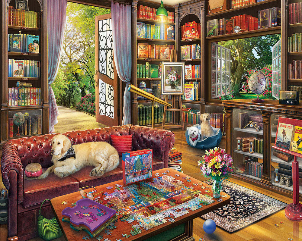 Puzzle Library - 1000 Piece Jigsaw Puzzle