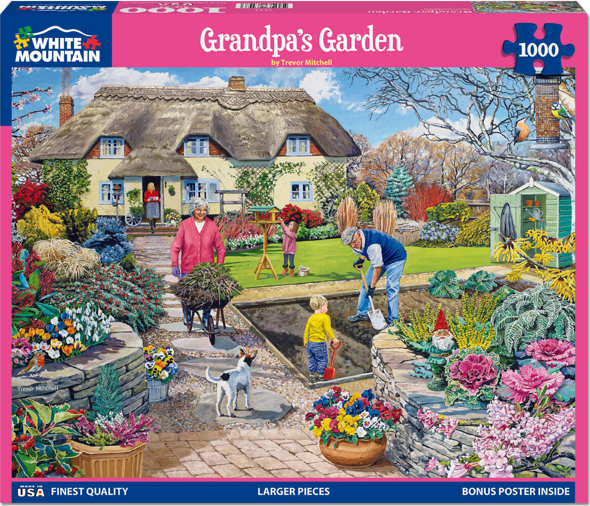 Grandpa's Garden - 1000 Piece Jigsaw Puzzle