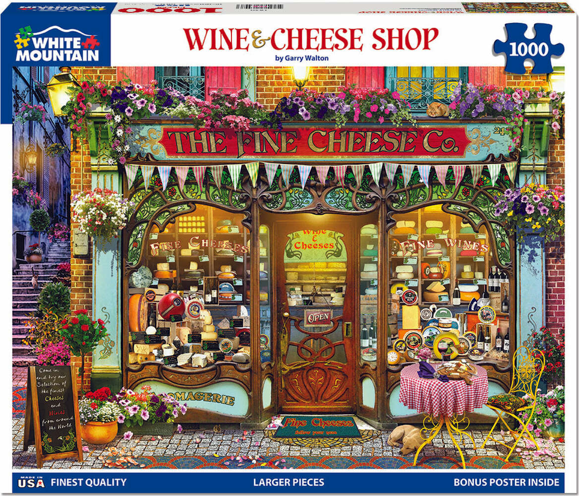 Wine and Cheese Shop - 1000 Piece Jigsaw Puzzle