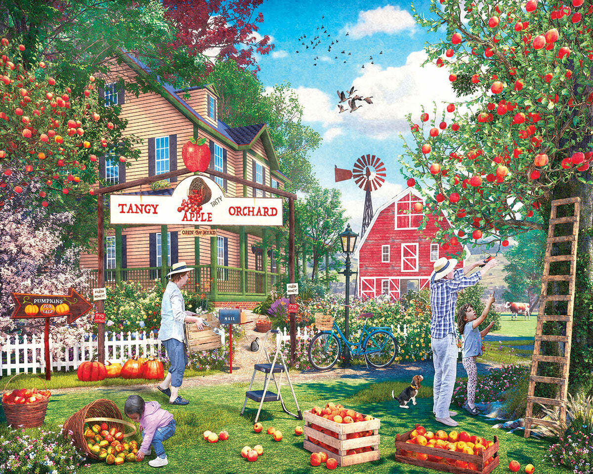 Apple Picking - 1000 Piece Jigsaw Puzzle