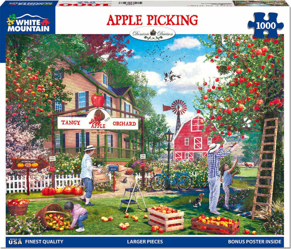 Apple Picking - 1000 Piece Jigsaw Puzzle