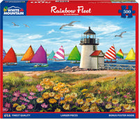 Rainbow Fleet - 500 Piece Jigsaw Puzzle