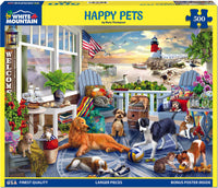 Happy Pets - 500 Piece Jigsaw Puzzle