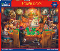 Poker Dogs - 500 Piece Jigsaw Puzzle