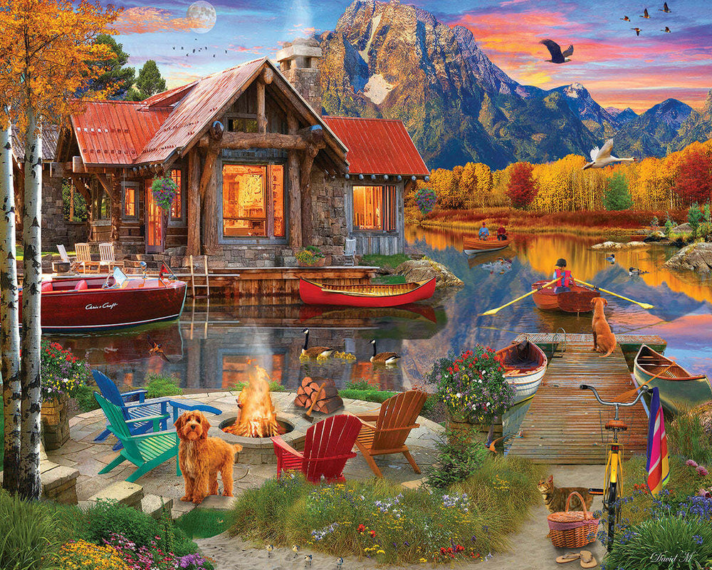 Family Retreat - 1000 Piece Jigsaw Puzzle