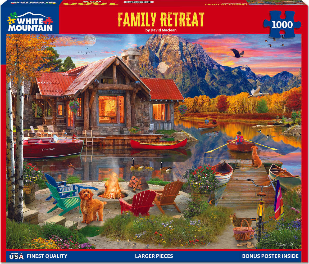 Family Retreat - 1000 Piece Jigsaw Puzzle