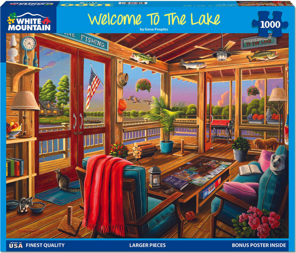 Welcome To The Lake - 1000 Piece Jigsaw Puzzle