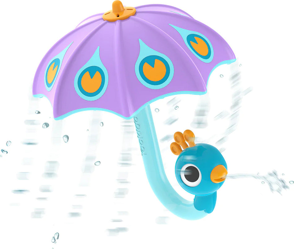 Fill 'N' Rain Peacock Umbrella - Purple