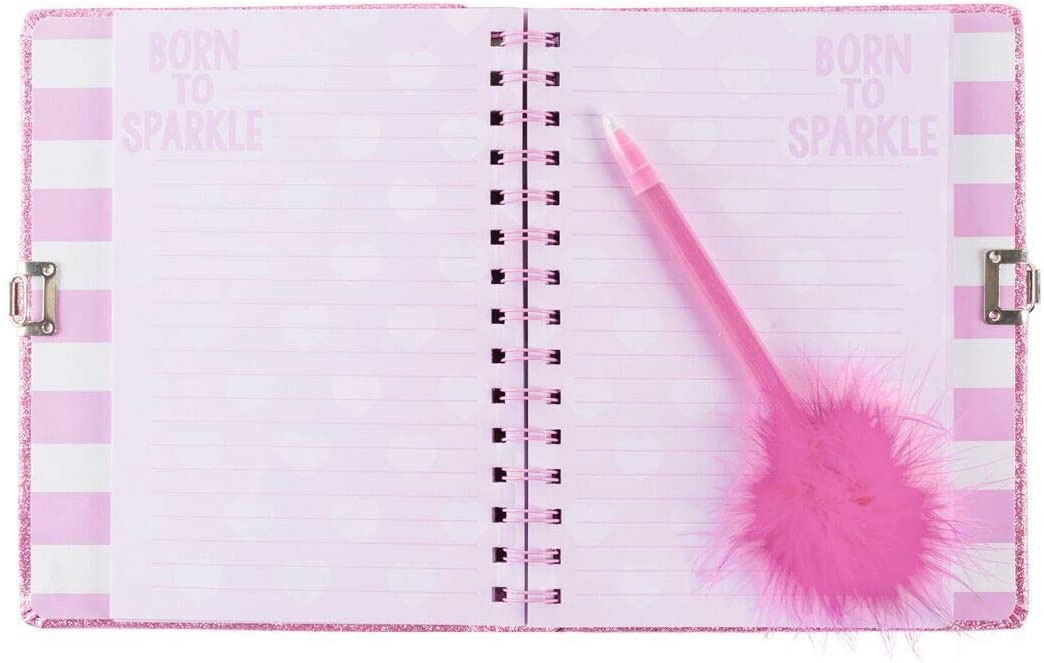 Born To Sparkle Glitter/Confetti Journal