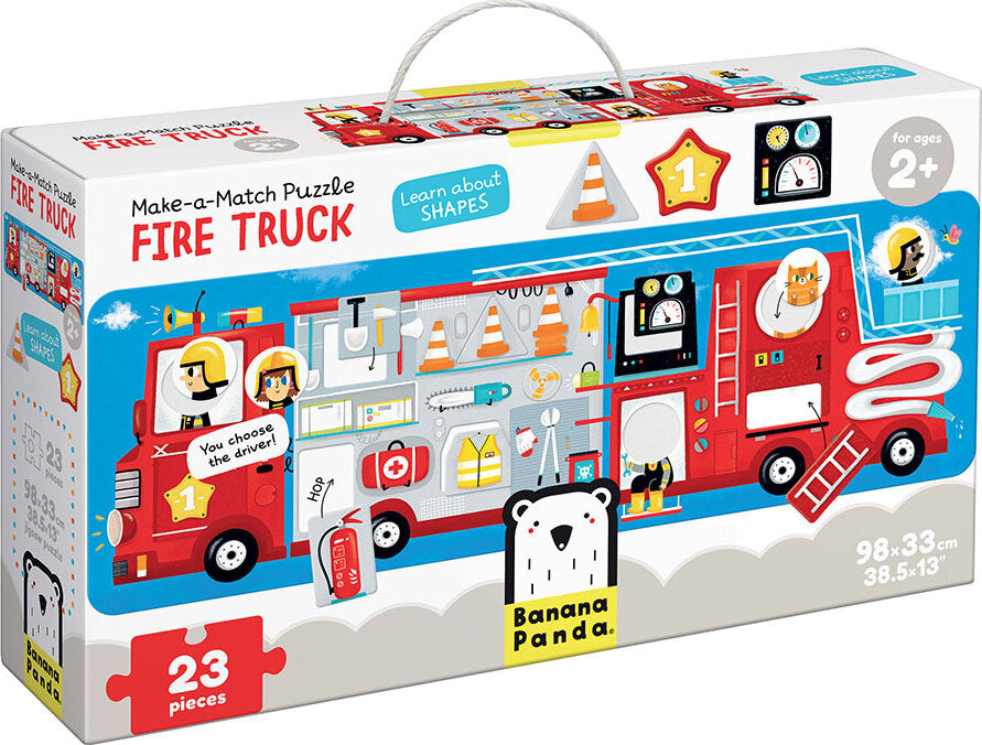 Make-a-Match Puzzle Fire Truck