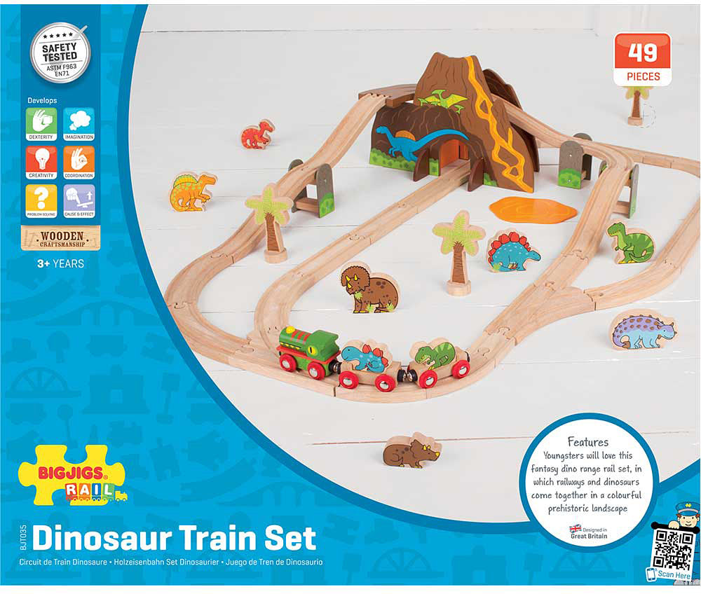 Dinosaur Railway Set