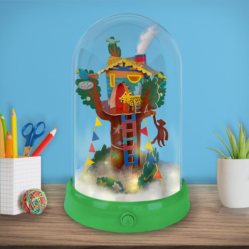 DIY Magical Light-up Dream Jars Jungle Treehouse