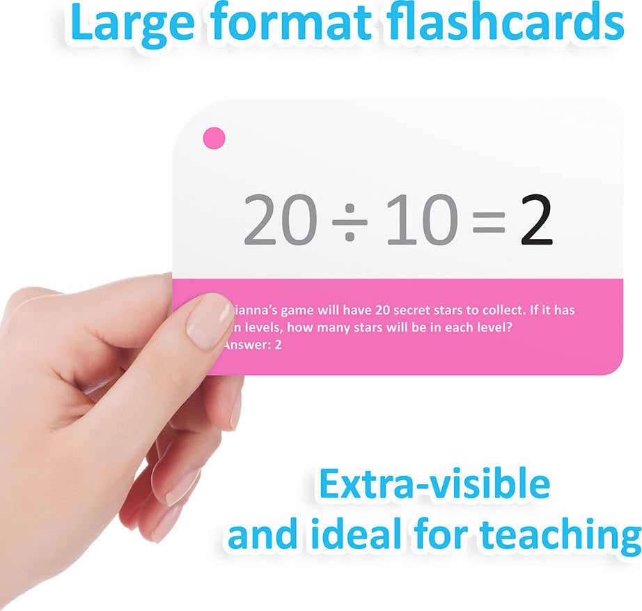 Math Flashcards, Division
