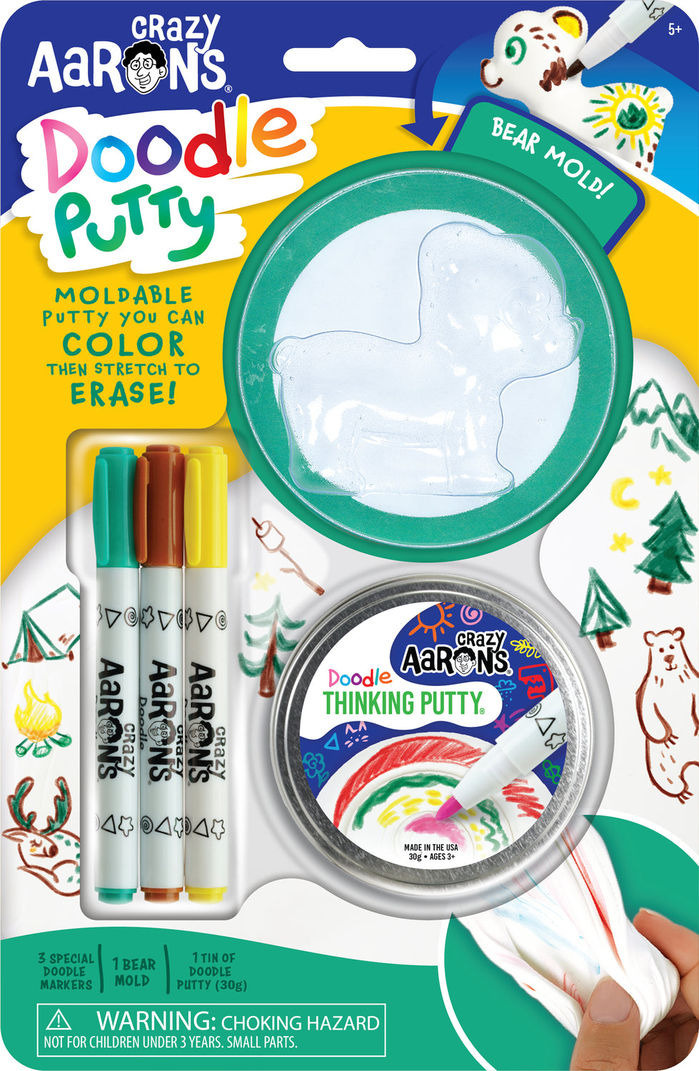 Doodle Putty With Bear Mold