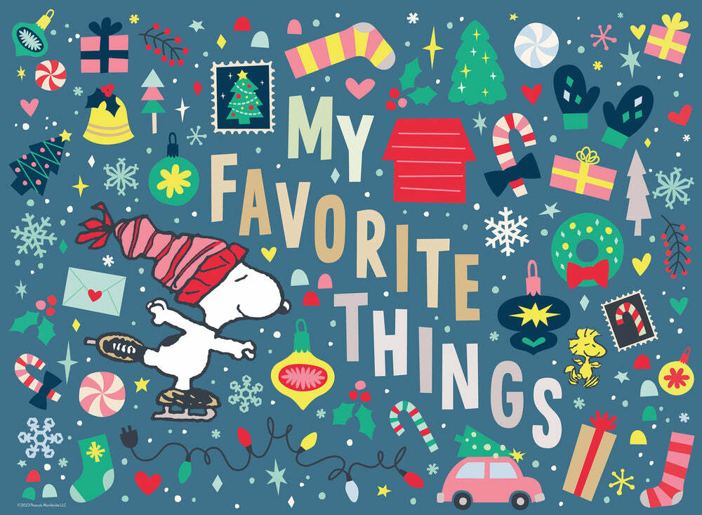 Holiday Peanuts - Snoopy's Favorite Things - 100 Piece Puzzle