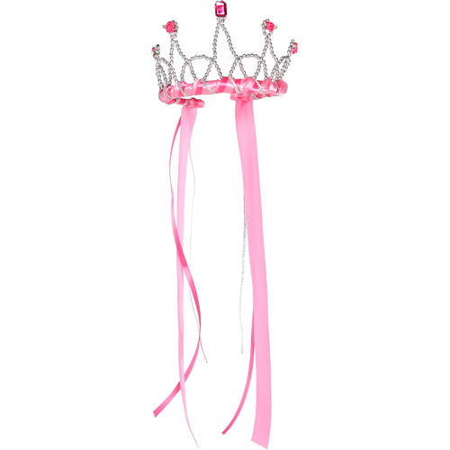 Ribbon Tiara (dark Pink)