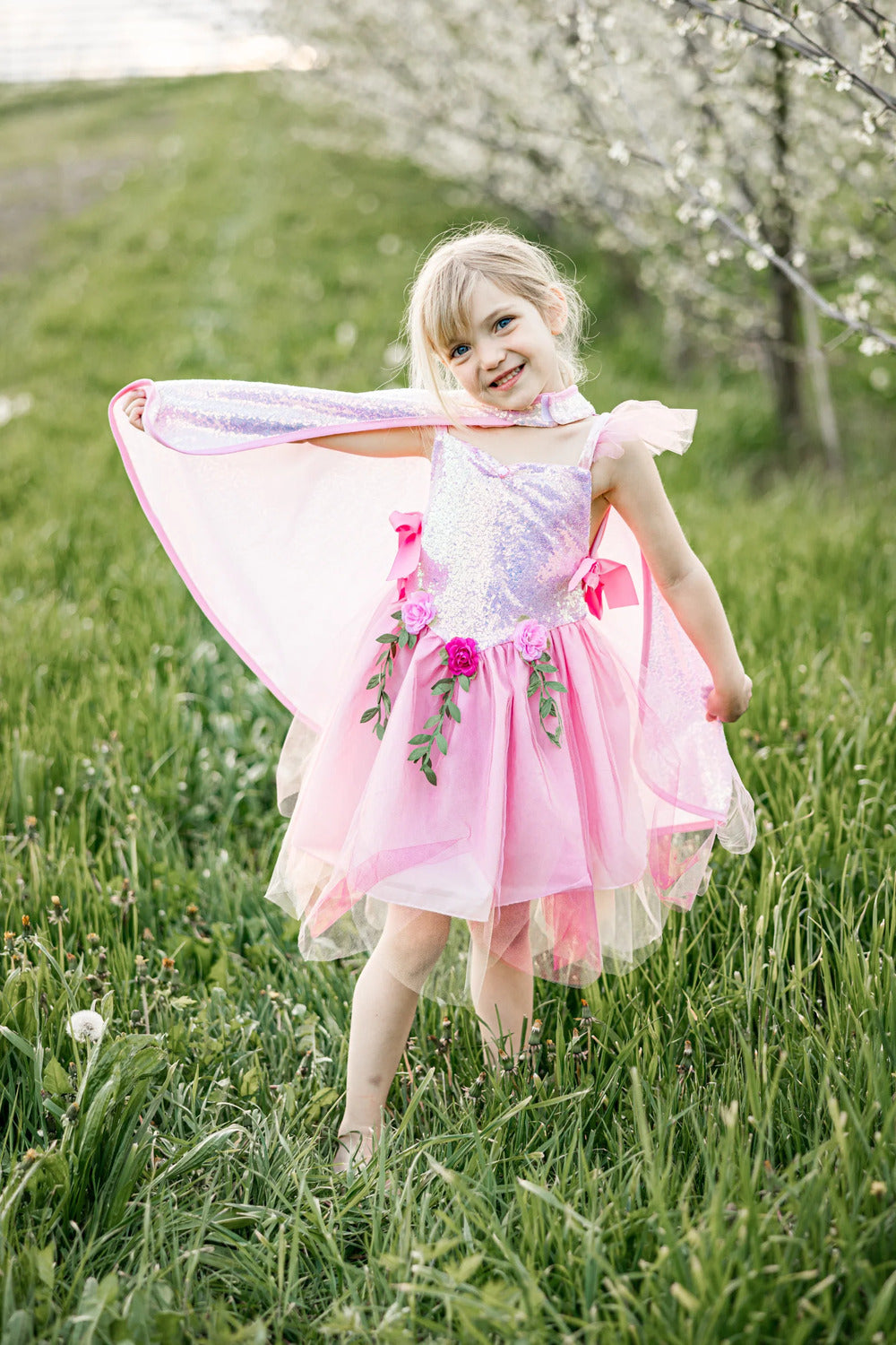 Pink Sequins Fairy Tunic (Size 3-4)