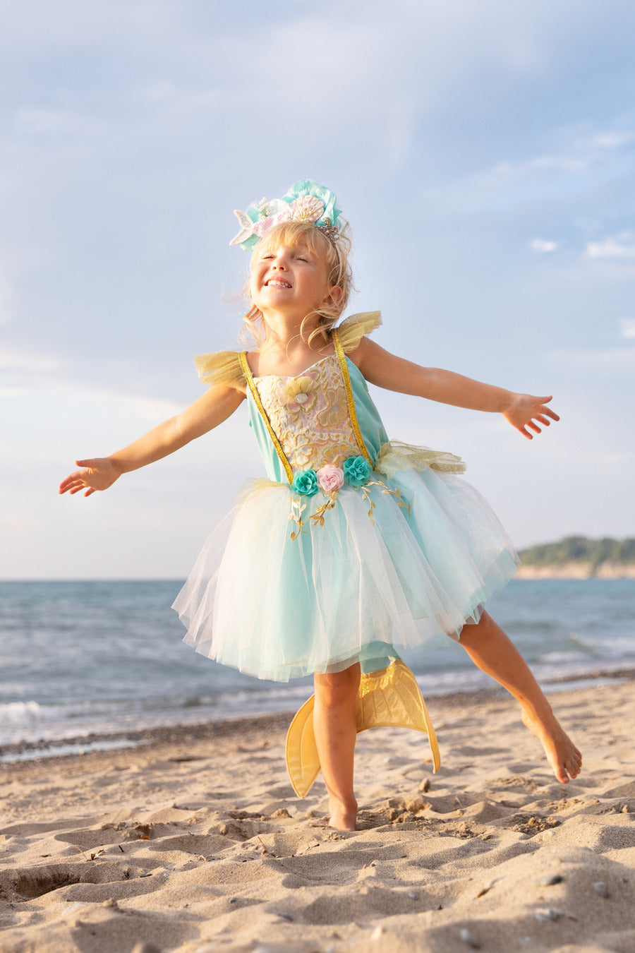 Mermalicious Dress With Tail (Size 5-6)