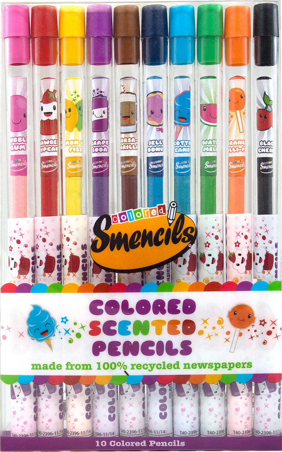 Colored Smencils 10 Pack