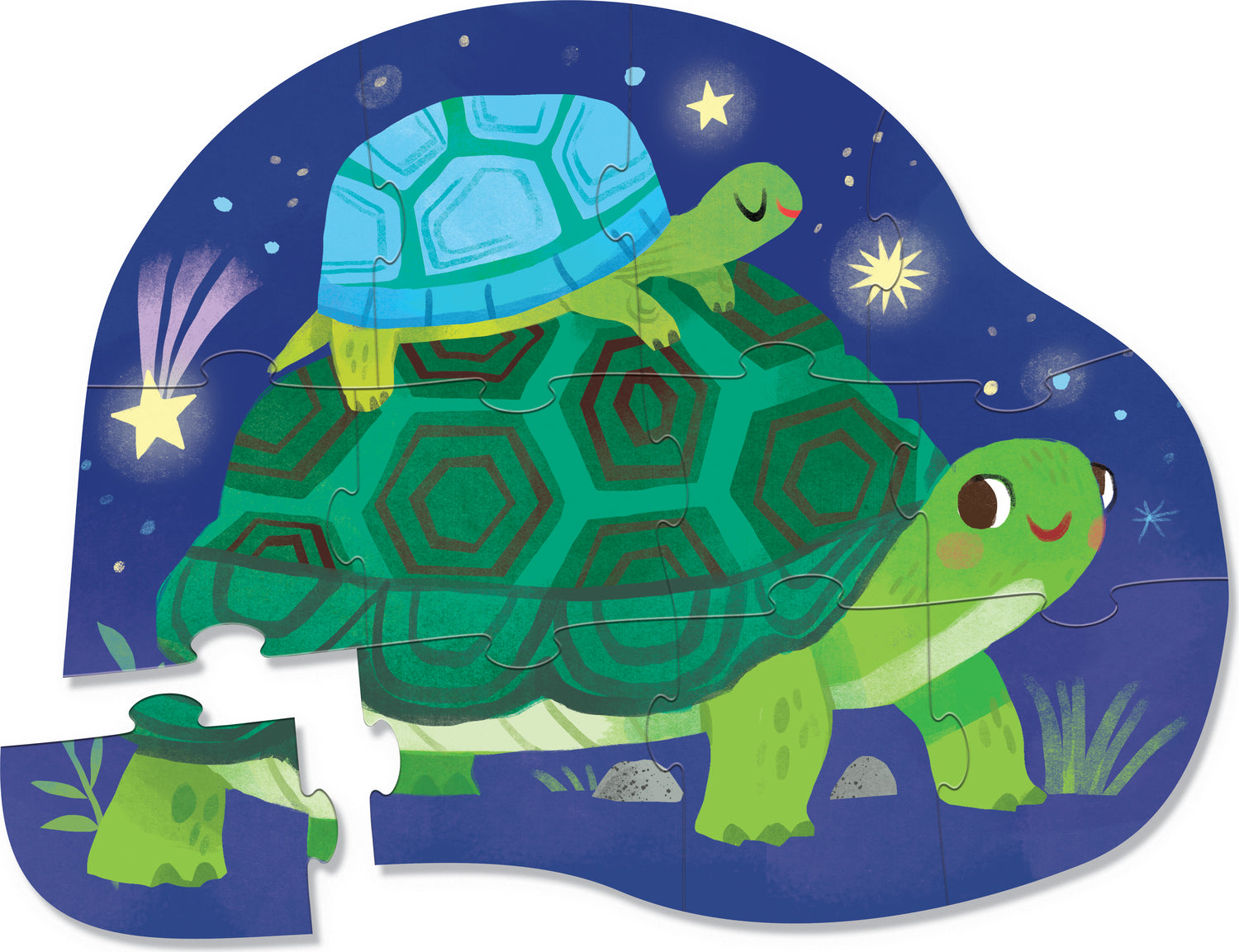 12-pc Mini Puzzle - Turtles Together