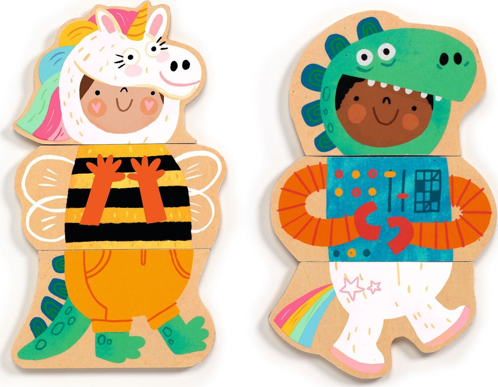 DJECO Wooden Magnets Fancy-up