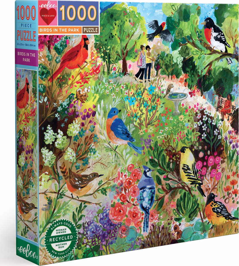 Birds in the Park 1000 Piece Puzzle