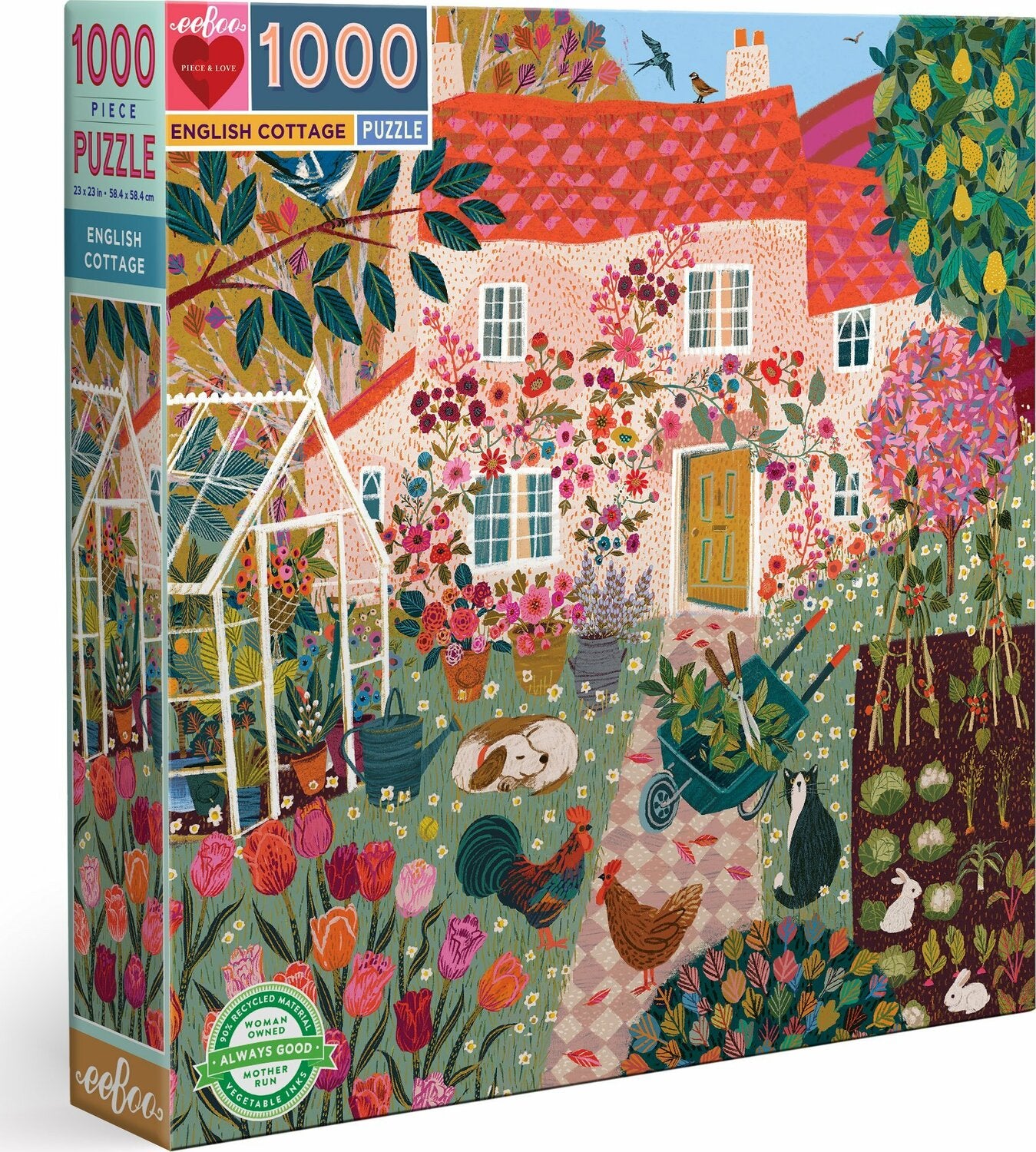 English Cottage 1000 Piece Puzzle