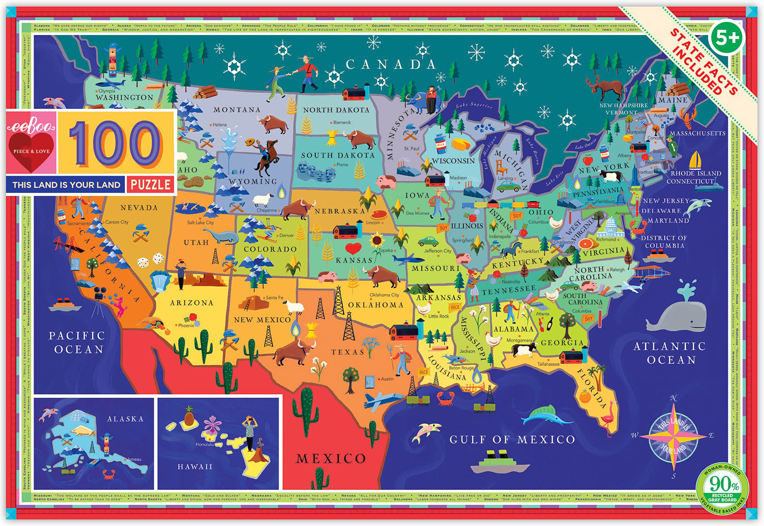 This Land is Your Land 100 Piece Puzzle