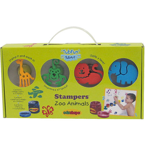 Tub Art - Stamp Set - Zoo Animals