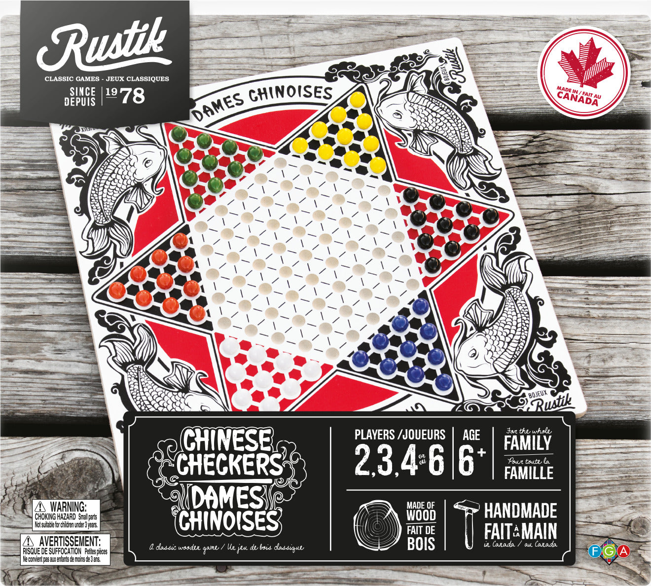 Rustik Chinese Checkers