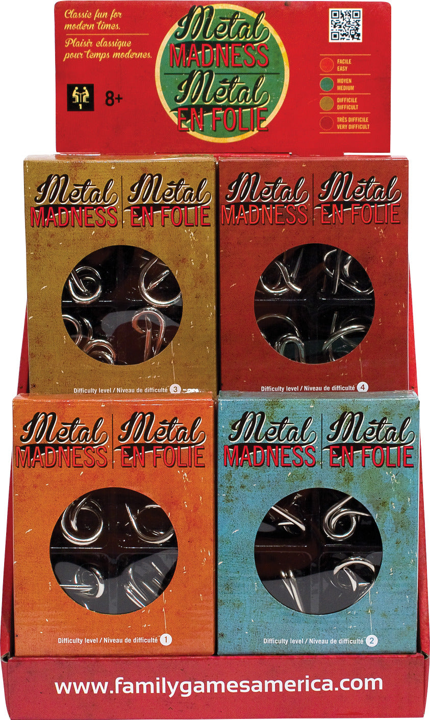 Metal Madness 4X4 Puzzles (assorted)