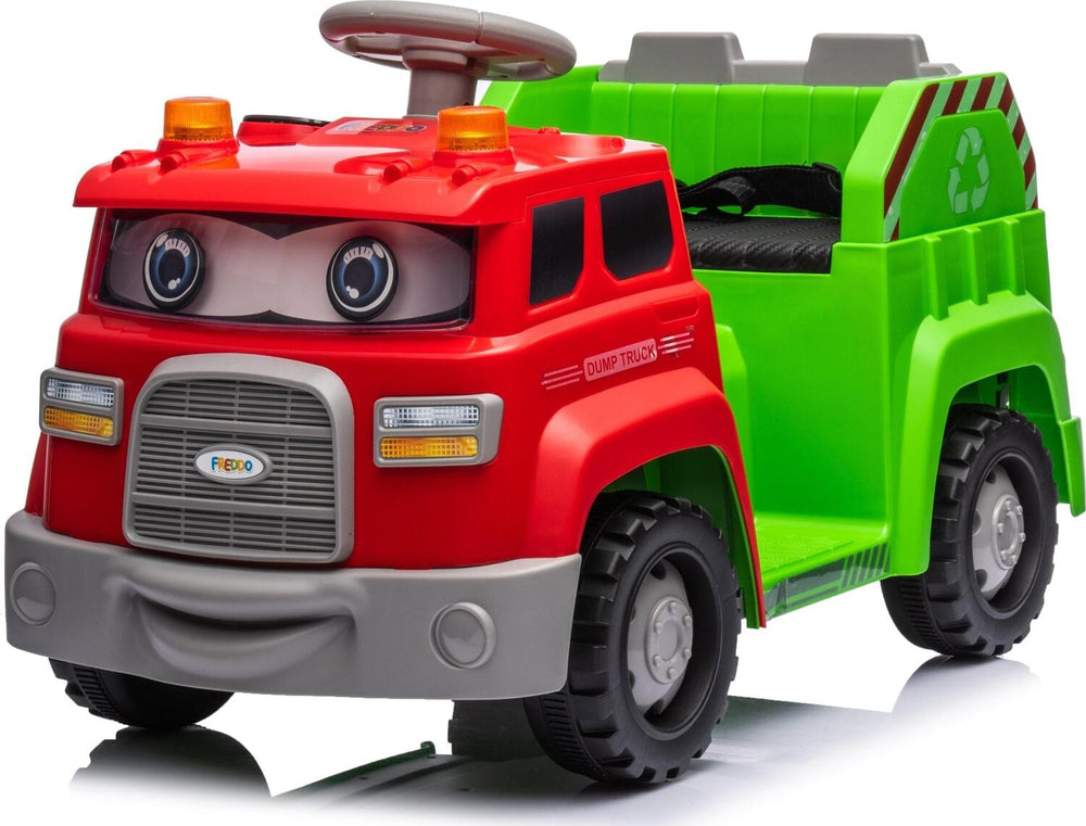 12V Freddo Dump Truck 1 Seater Ride-on (Red Green)