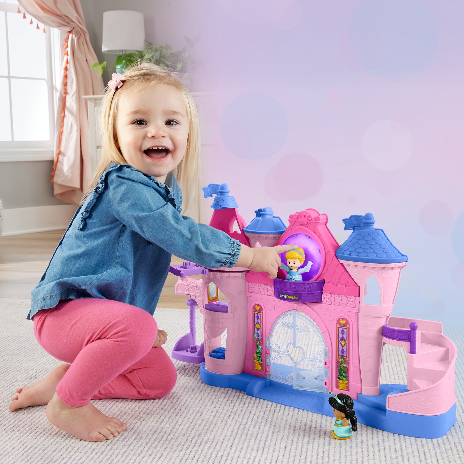 Little People Disney Princess Magical Lights and Dancing Castle