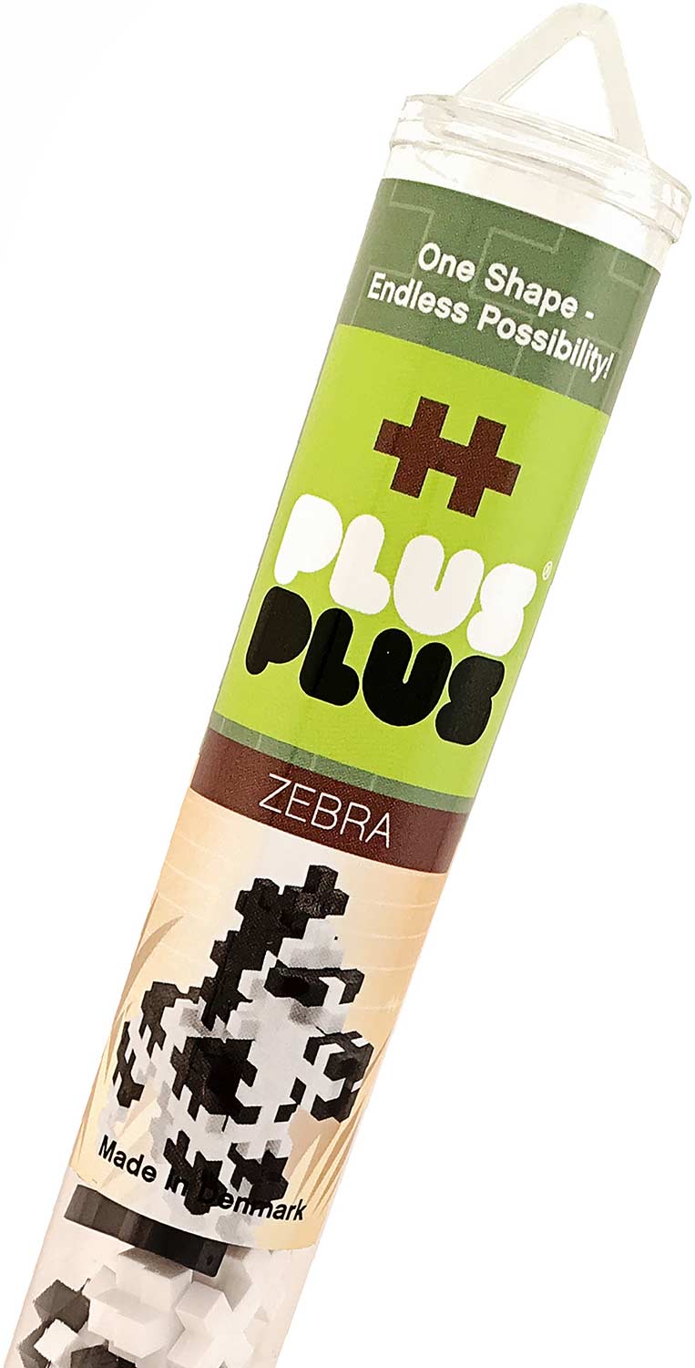 Plus-Plus Tube - Zebra