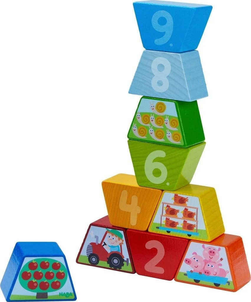 Numbers Farm Wooden Arranging Game