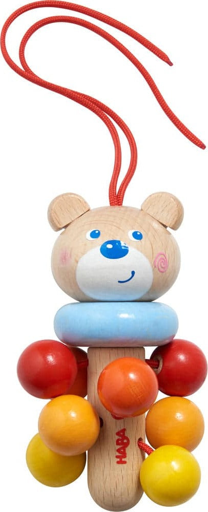 Dangling Figure Bear Stroller and Crib Toy