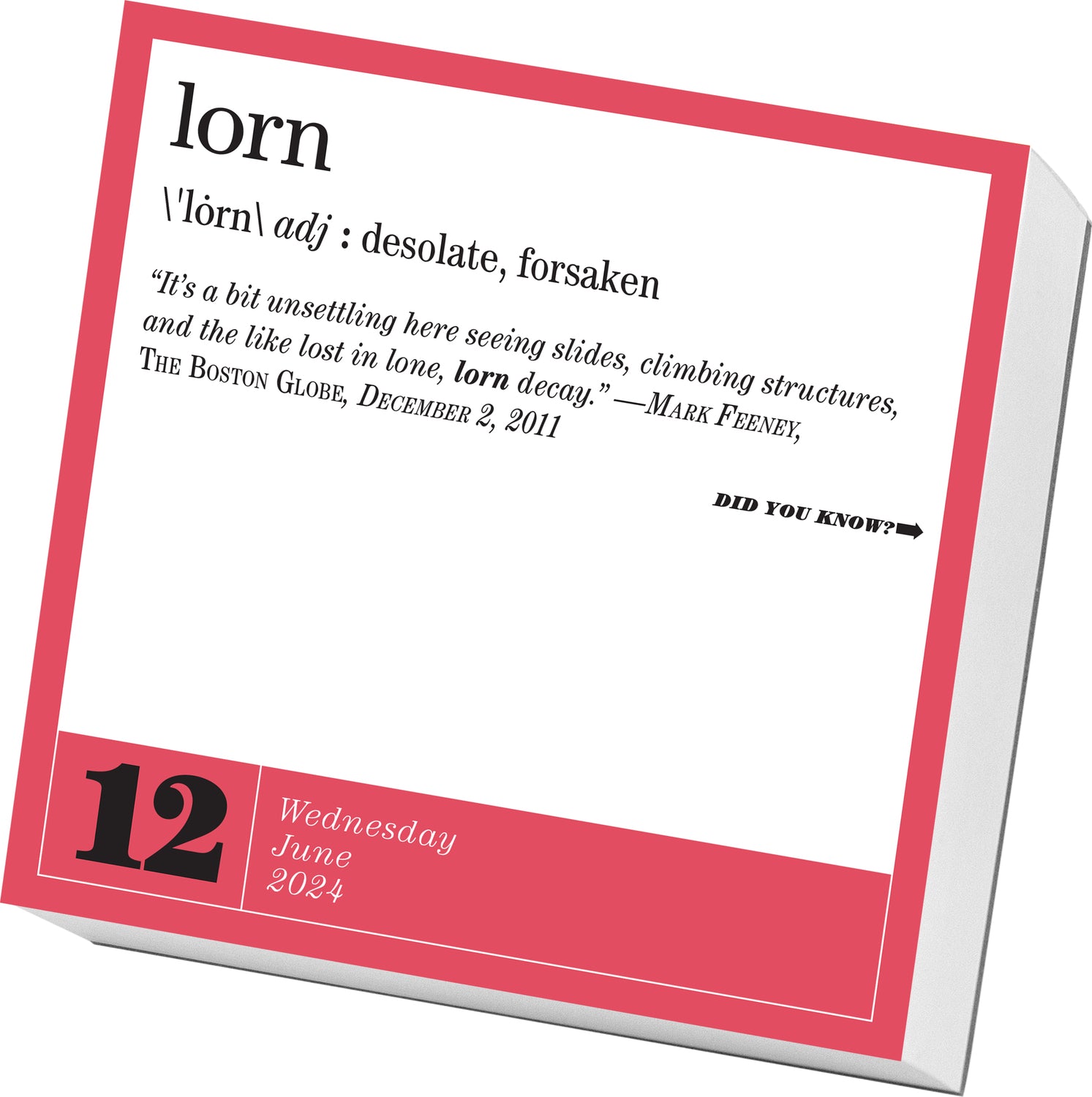 365 New WordsAYear PageADay Calendar 2024 From the Editors of Mer