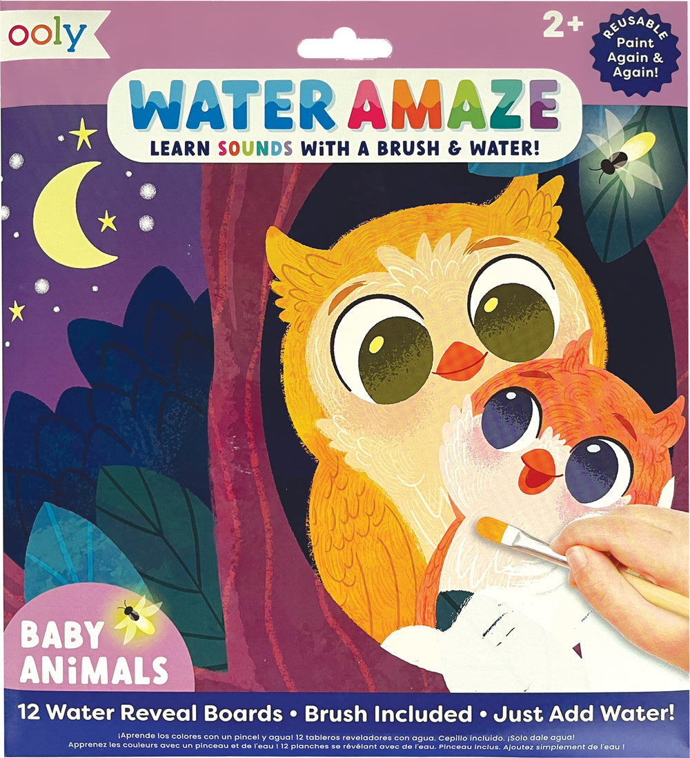 Water Amaze Water Reveal Boards - Baby Animals (13 PC Set)