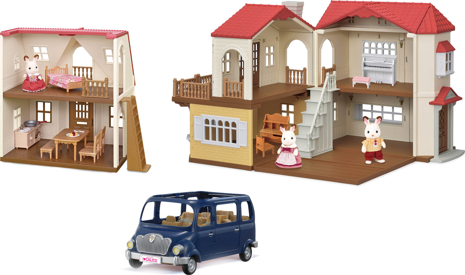 Calico store Critters Red Roof Country Home Gift Set