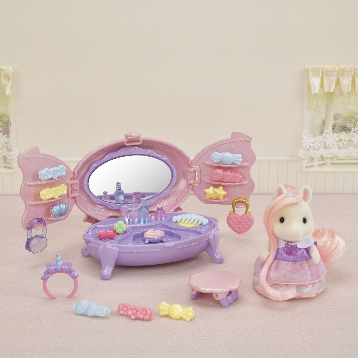 Calico Critters - Pony's Vanity Dresser Set