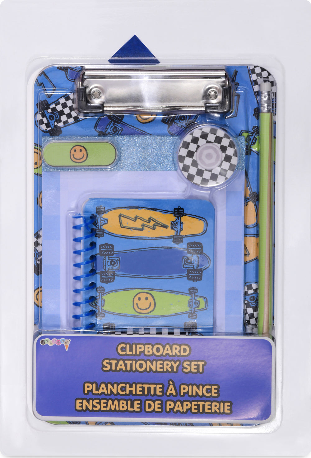 SK8 Board Clipboard Stationery Set