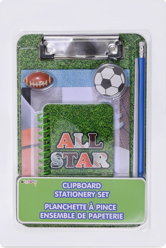 All Star Clipboard Stationery Set