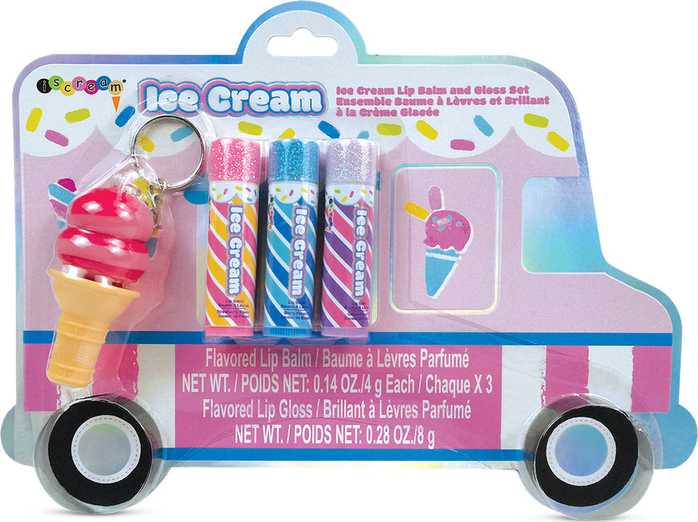 Ice Cream Truck Lip Balm and Gloss Set
