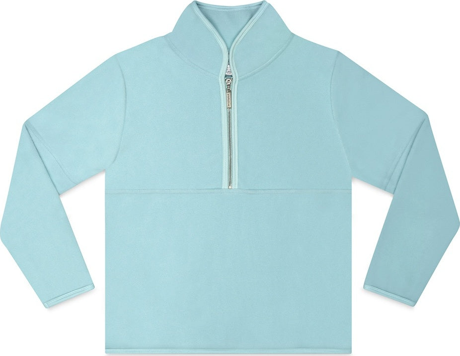 Aqua Half Zip Fleece Pullover