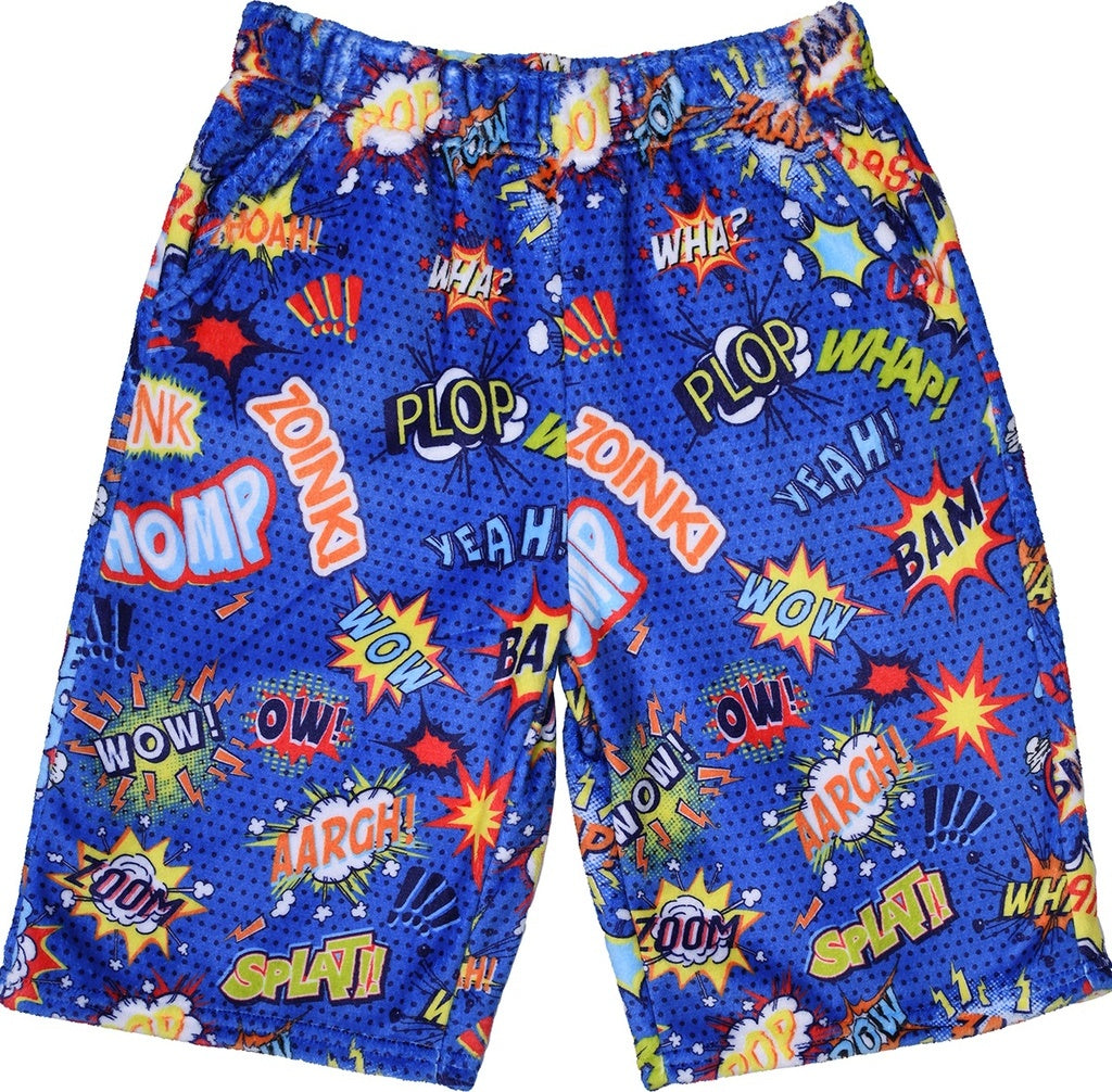 Superhero Plush Shorts