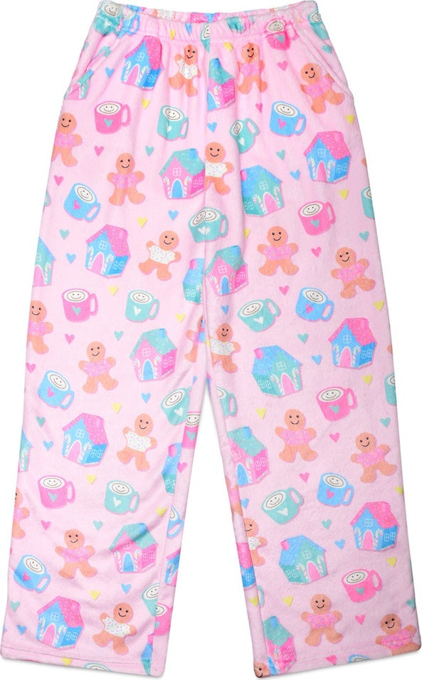 Gingerbread Village Plush Pants